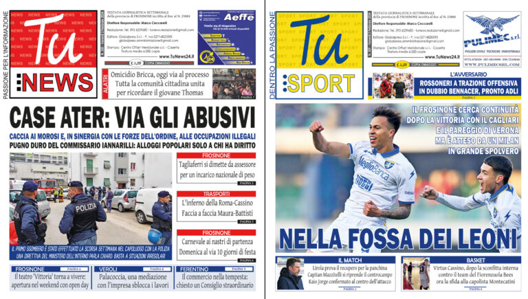Tu News e Tu Sport del 02-02-2024