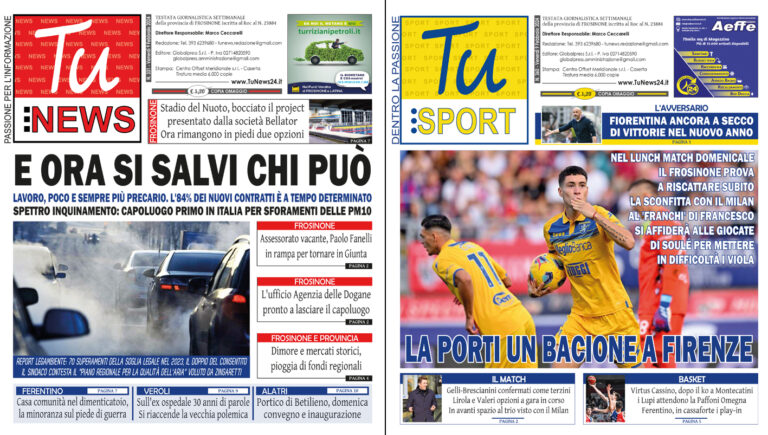 TuNews e TuSport del 09-02-24
