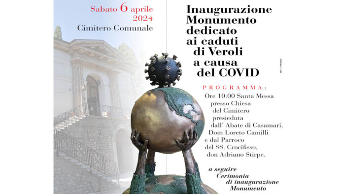 Veroli, inaugurazione del monumento dedicato ai caduti per il Covid - SITO