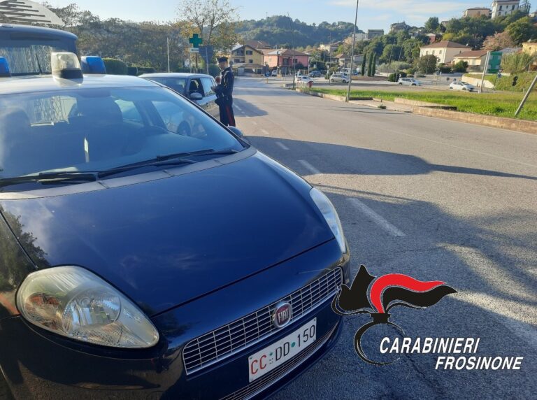 Anagni – Controlli dei carabinieri: un arresto, due denunce per guida in stato di ebbrezza e tre segnalazioni per stupefacenti