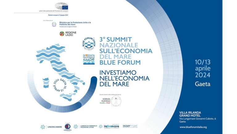 Blue Forum: dal 10 al 13 aprile il terzo summit nazionale sull’economia del mare