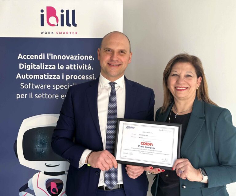 CRIBIS assegna il riconoscimento Cribis Prime Company ad iBill S.r.l.