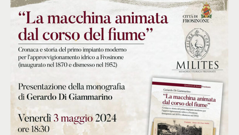 Frosinone, venerdì al teatro Vittoria la monografia di Gerardo Di Giammarino