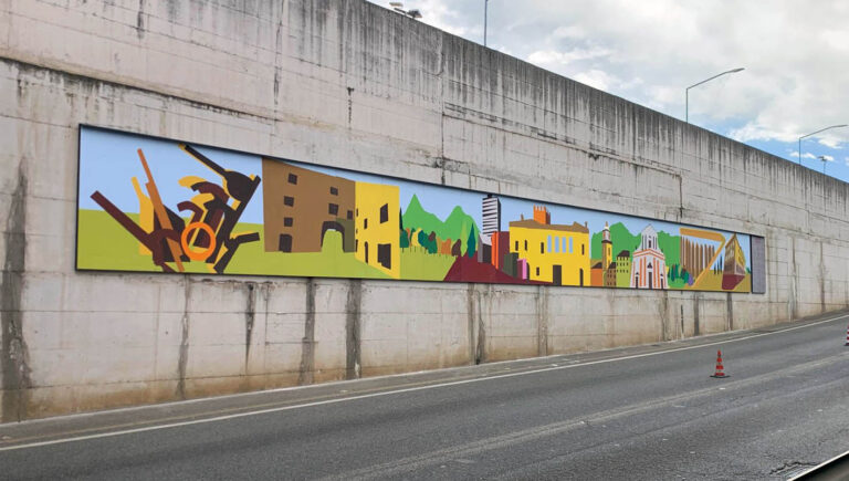Frosinone, Completato il murale “antismog” sulla Monti Lepini