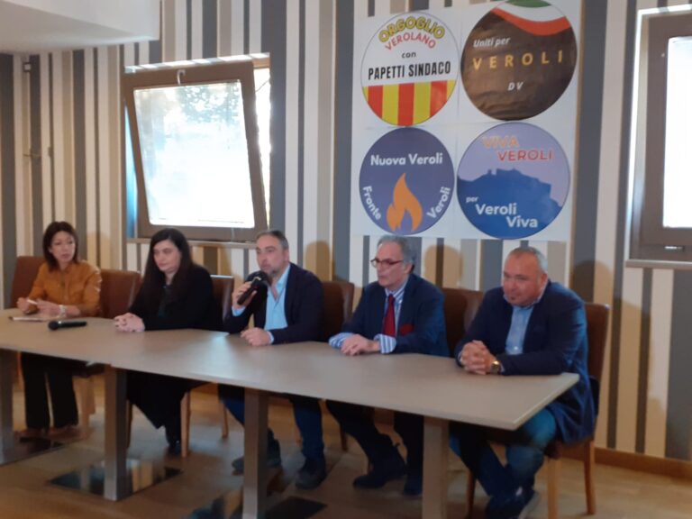 Veroli elezioni, la “squadra” di Papetti: “Pronti a rilanciare Veroli. Servono anima, impegno e dialogo”
