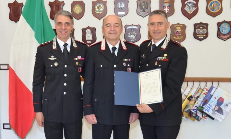 Il Luogotenente carica speciale Gino Vettraino va in pensione