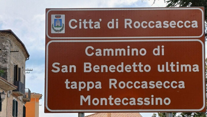ROCCASECCA, CAMMINO DI SAN BENEDETTO - SITO