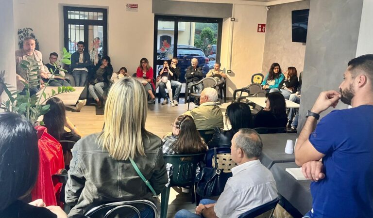 Veroli, Mazzoleni con Papetti: “Negli incontri la gente ci chiede il cambiamento e cura per una città abbandonata”