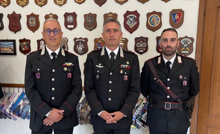 Il tenente Giovanni Simeone assume il comando del Nucleo Operativo e Radiomobile della Compagnia di Sora