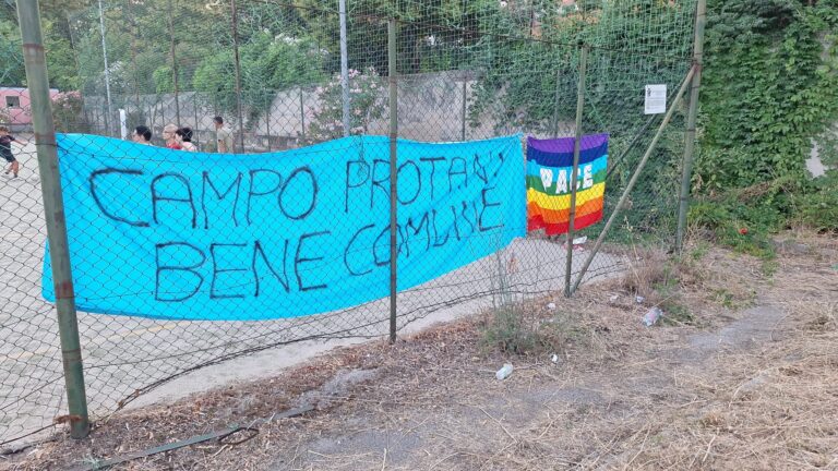 Ceccano – Flashmob contro l’abbandono del campetto Protani