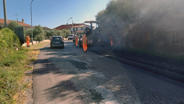 Lavori stradali SP Castro dei Volsci - SITO
