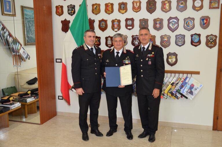 Isola del Liri – Il Luogotenente Vincenzo Alaia va in pensione