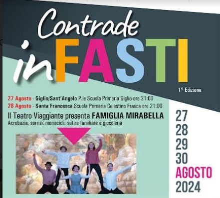 Veroli, arriva “Contrade in… Fasti”: quattro giorni di divertimento per “abbracciare” tutta la città