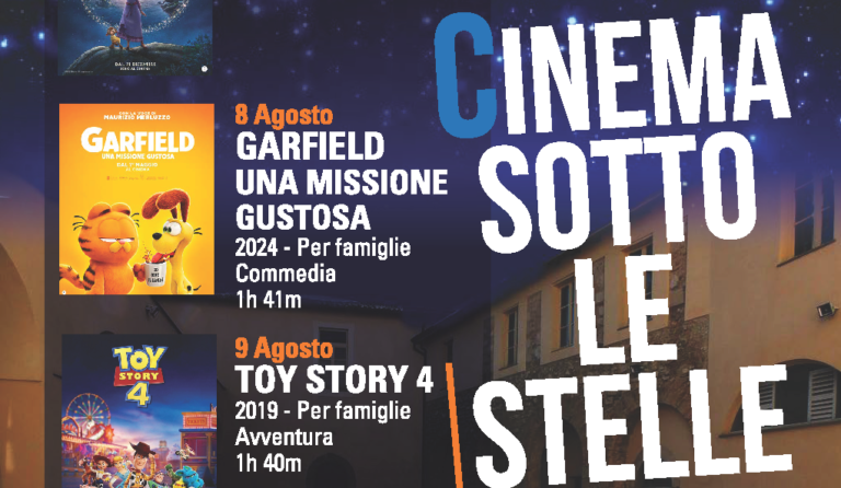 Boville Ernica, “Estate al Borgo” si arricchisce con “Cinema sotto le stelle”. Il programma
