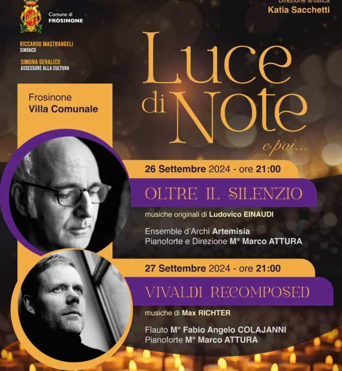 frosinone musica villa comunale