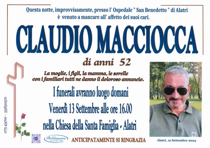 claudio macciocca alatri