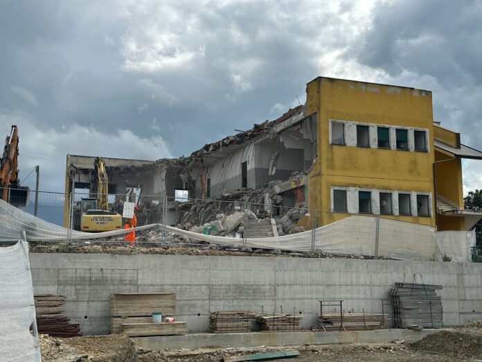 demolizione ex scuola san mosè