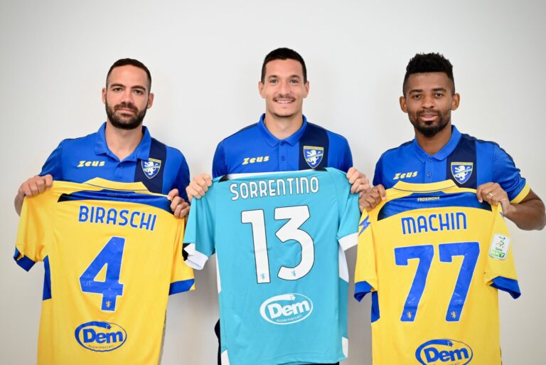 Frosinone – La presentazione ufficiale di Biraschi, Sorrentino e Machin