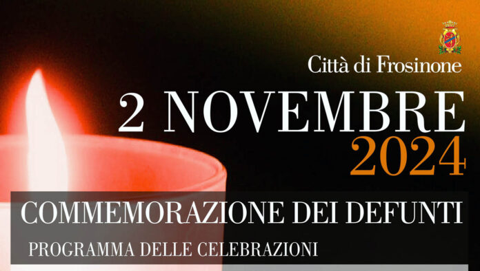 Frosinone, celebrazioni 2 novembre - SITO Frosinone Celebrazioni 2 novembre