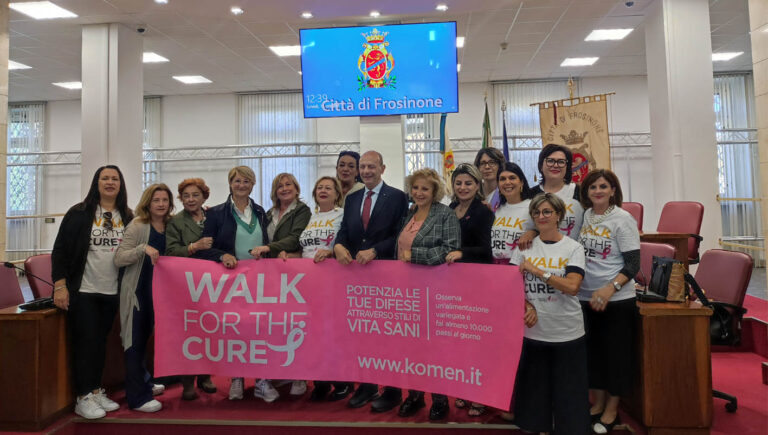 Walk for the cure Frosinone Prevenzione del tumore al seno