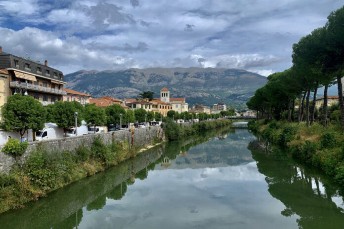 fiume Liri Sora Un tratto del Fiume Liri a Sora