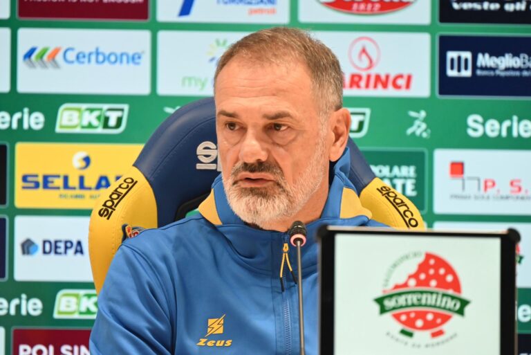 Reggiana-Frosinone, la conferenza di presentazione di Vivarini