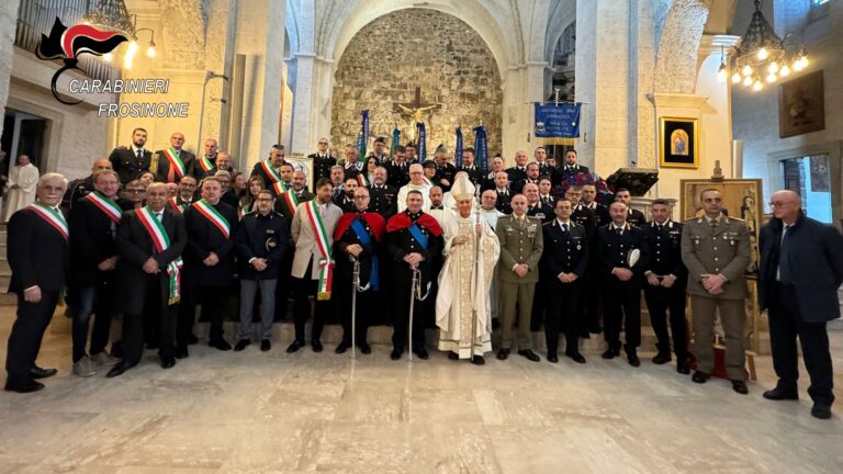 Sora – Virgo Fidelis, Santa Messa per onorare la Patrona dell’Arma