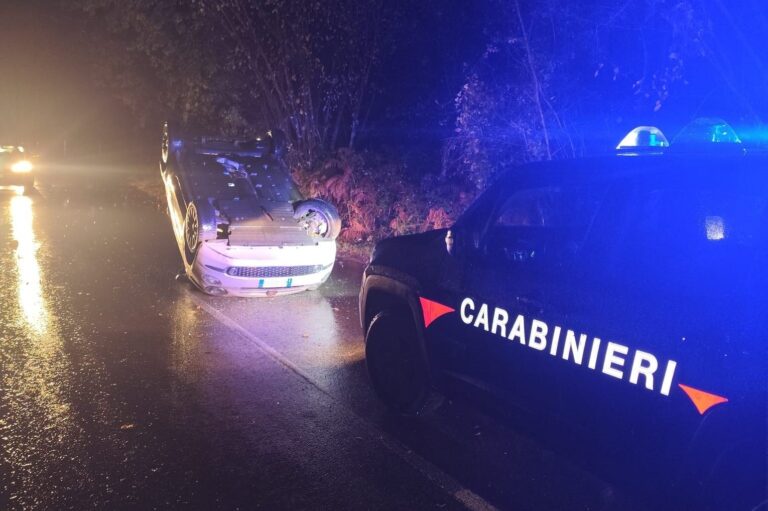 Perde il controllo dell’auto: salvata da un carabiniere fuori servizio