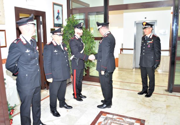 Frosinone – Visita del Comandante della Legione Carabinieri Lazio, Generale di Divisione Andrea Taurelli Salimbeni, al Comando Provinciale