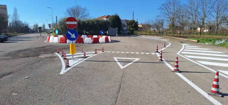 Cassino – Viabilità, la Provincia realizza una rotatoria alla Folcara