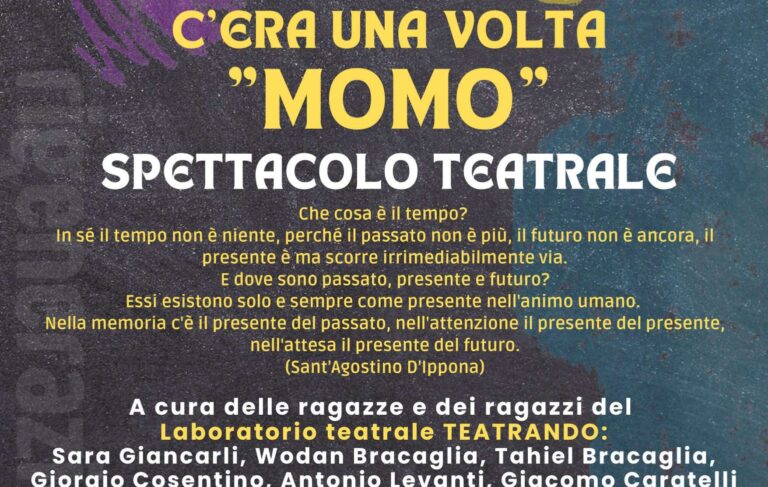 “C’era una volta Momo” – Un viaggio teatrale con i giovani talenti di Frosinone