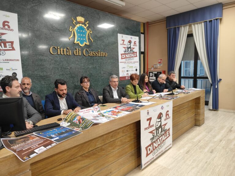 Cassino – La presentazione dei Mercatini di Natale 2024
