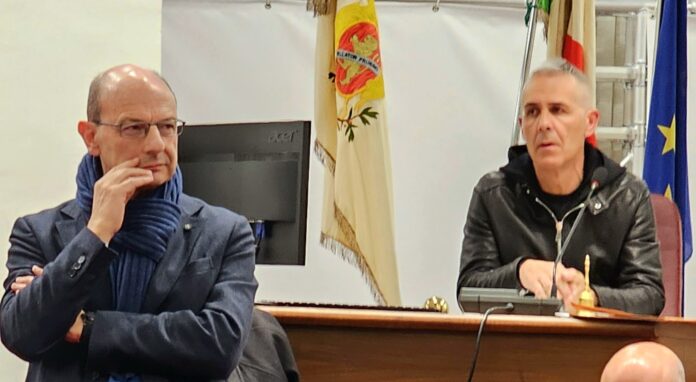 riccardo-mastrangeli-massimiliano-tagliaferri riccardo mastrangeli sindaco di frosinone massimiliano tagliaferri max presidente del consiglio comunale