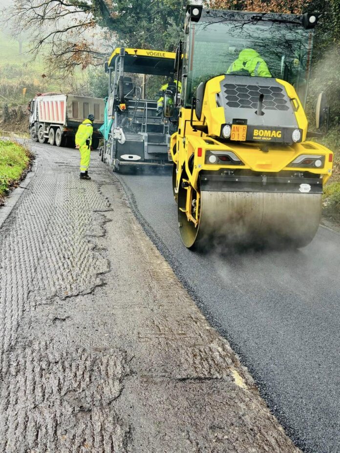 Paliano, proseguono i lavori in via Fontana Barabba Paliano, proseguono i lavori in via Fontana Barabba