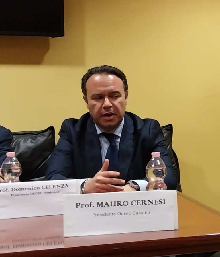 Presidente Ordine Commercialisti Frosinone_Domenico Celenza