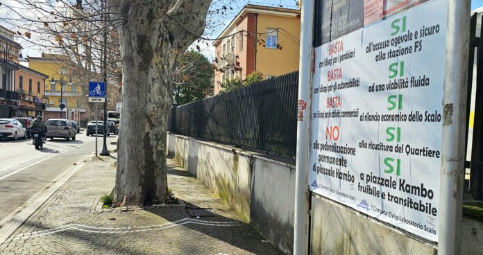 manifesto-stazione-frosinone manifesto comitato laboratorio civico scalo stazione via don minzoni frosinone