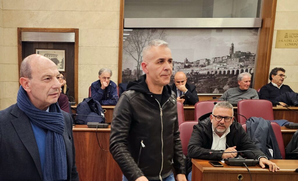 massimiliano tagliaferri max e riccardo mastrangeli sindaco consiglio comunale frosinone