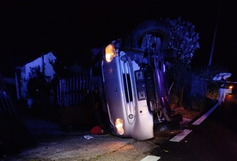 Cassino – Si ribalta con con l’auto, a perdere la vita un uomo di 37 anni