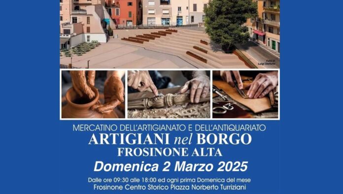 Artigiani nel Borgo a Frosinone Alta 02 Artigiani nel Borgo a Frosinone Alta