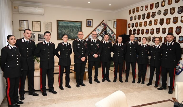 Frosinone – Arrivano 29 giovani carabinieri al Comando Provinciale