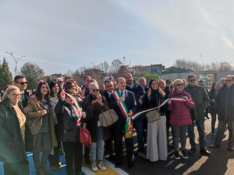 Frosinone, Corso Lazio, chiusura cantiere e inaugurazione delle nuove infrastrutture