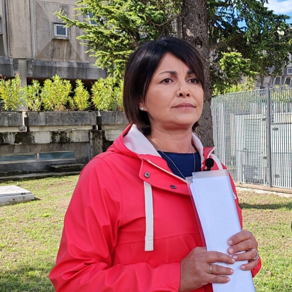 Alessia Savo all'ospedale di Sora