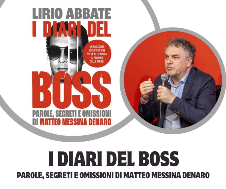 Alatri – Presentazione del libro “I Diari del Boss. Parole, Segreti e Omissioni di Matteo Messina Denaro” di e con Lirio Abbate