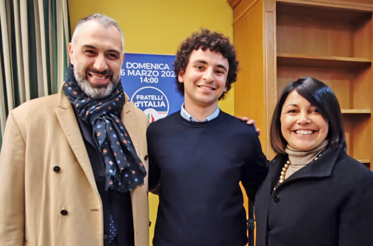 Altobelli Mosticone Savo congresso fdi sora fratelli d'italia