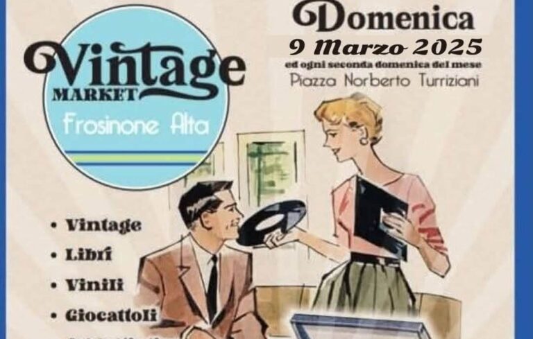 Frosinone – Appuntamento con il Vintage market