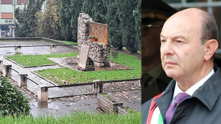 Monumento Tre Martiri Toscani frosinone sindaco mastrangeli