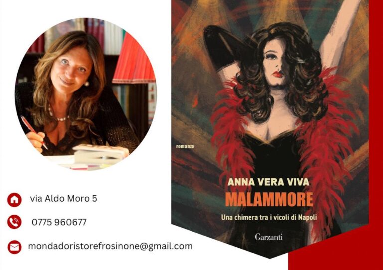 Frosinone – Presentazione romanzo “Malammore” alla presenza della scrittrice Anna Vera Viva