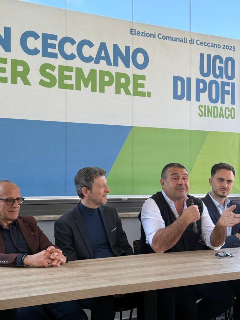 presentazione candidato sindaco ceccano ugo di pofi fratelli d'italia fdi