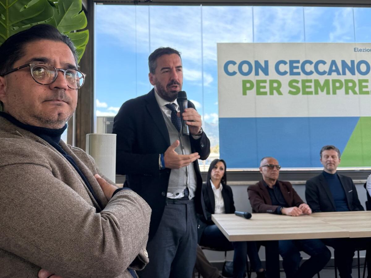 presentazione candidato sindaco ceccano ugo di pofi fratelli d'italia fdi