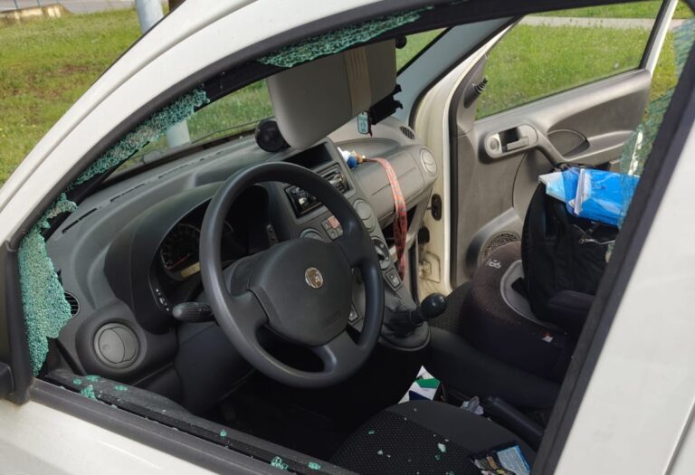 Frosinone – Vandalizzata l’auto di una infermiera: la denuncia